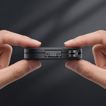 Nexus 3-in-1 charger folded flat into a slim travel puck